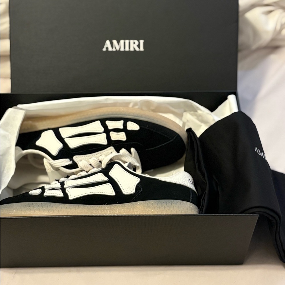 AMIRI Black and White Sneakers !!!***AUTHENTIC***!!! - Picture 2 of 16